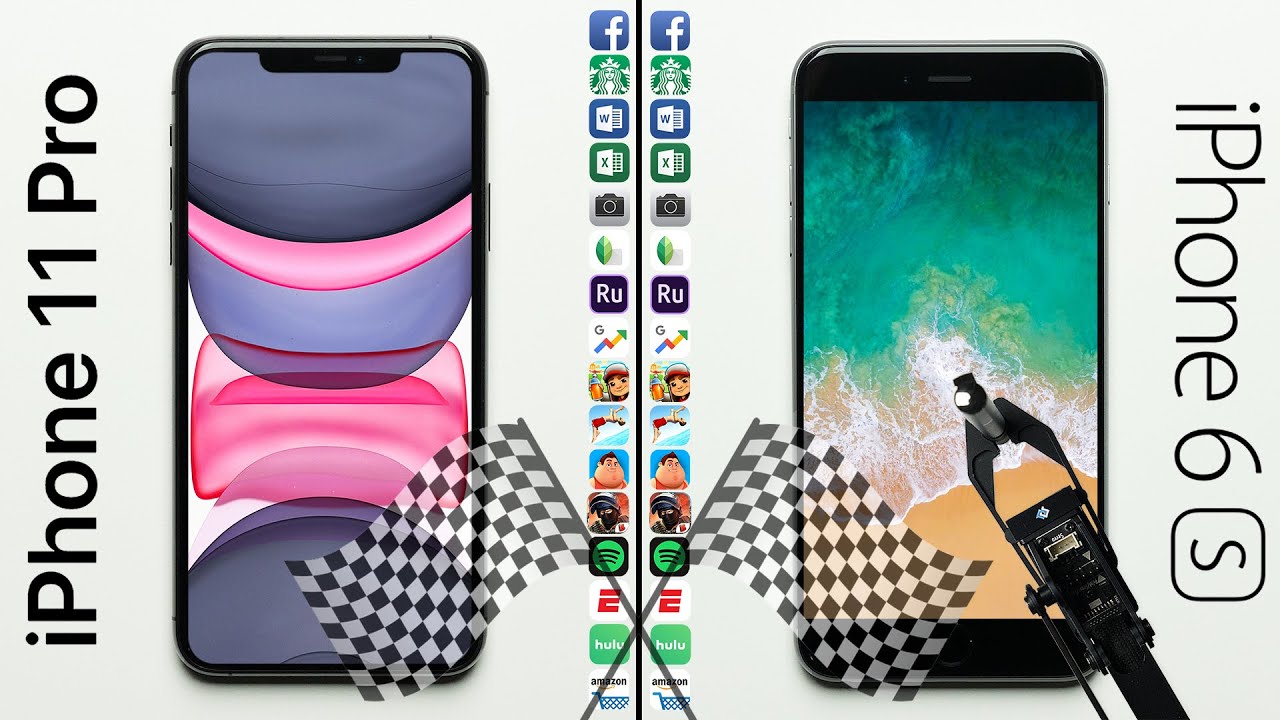 iPhone 11 Pro vs. iPhone 6S Speed Test