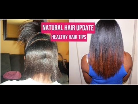 2 year natural hair length check +HEALTHY HAIR TIPS│Tamekans