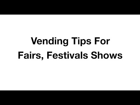 Fair & Festival Guide Video To Vendors & Vending