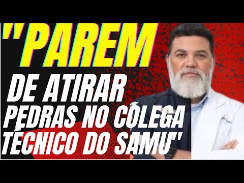 JORGE VIANNA SAI EM DEFESA DO NOSSO COLEGA TÉCNICO DE ENFERMAGEM DO SAMU