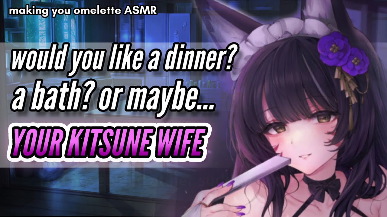 ASMR🦊Your Kitsune Housewife Cooks For You! [F4M]