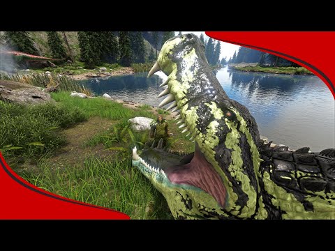 Taming the Terrifying Deinosuchus in Ark Survival Evolved