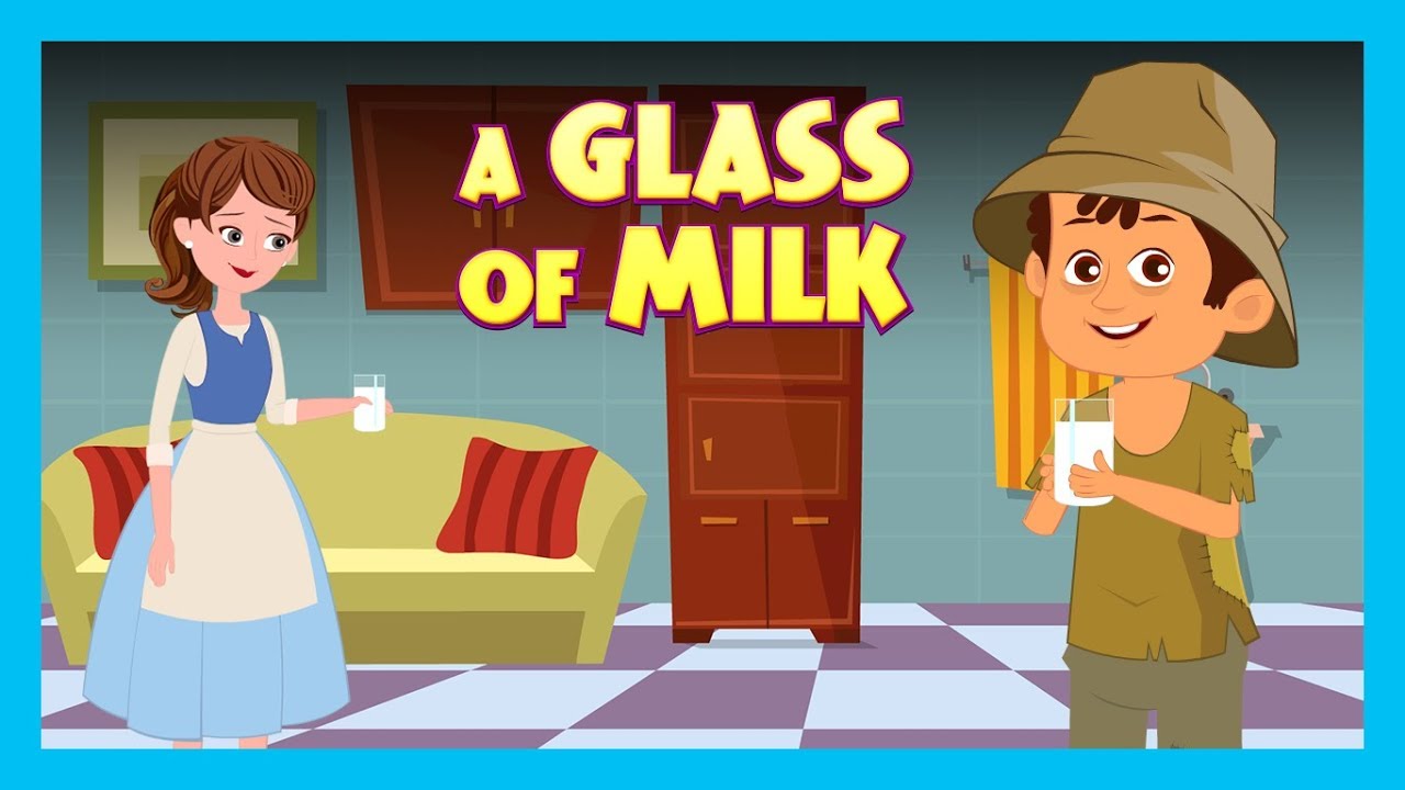 A GLASS OF MILK | ENGLISH ANIMATED STORIES FOR KIDS | TRADITIONAL STORY | T-SERIES