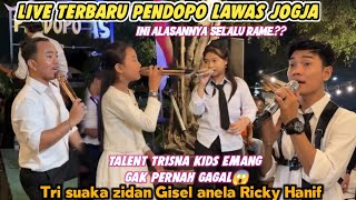 Download lagu LIVE TERBARU‼️ TRI SUAKA ZIDAN GISEL ANELA PENDOPO LAWAS JOGJA TALENT SEMUA PUNYA SUARA KEREN.!! mp3