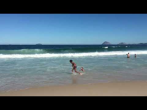 Copacabana Beach Rio de Janeiro  Brazil Video 2 June 3 2023