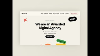 Minerva - Creative Agency Webflow Template