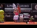 Ballboy Takes A Tumble Behind Maria Sharapova