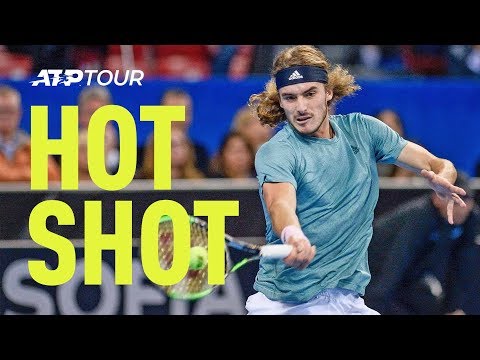 Hot Shot: Tsitsipas Sizzles Pass Past Monfils In Sofia 2019