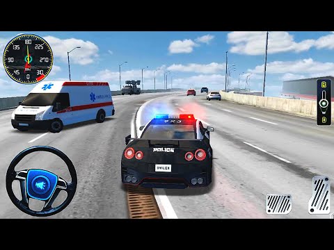 Nissan GT-R Police Car On Duty Driving Simulator - Police Sim 2022 #11 - Android Gameplay