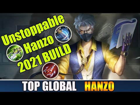 Unstoppable HANZO 2021 BUILD by ( TOP GLOBAL HANZO Bebedly. )MLBB