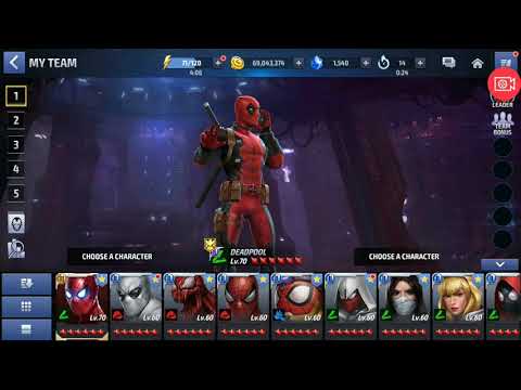 Deadpool Tier-3 Animation Marvel Future Fight