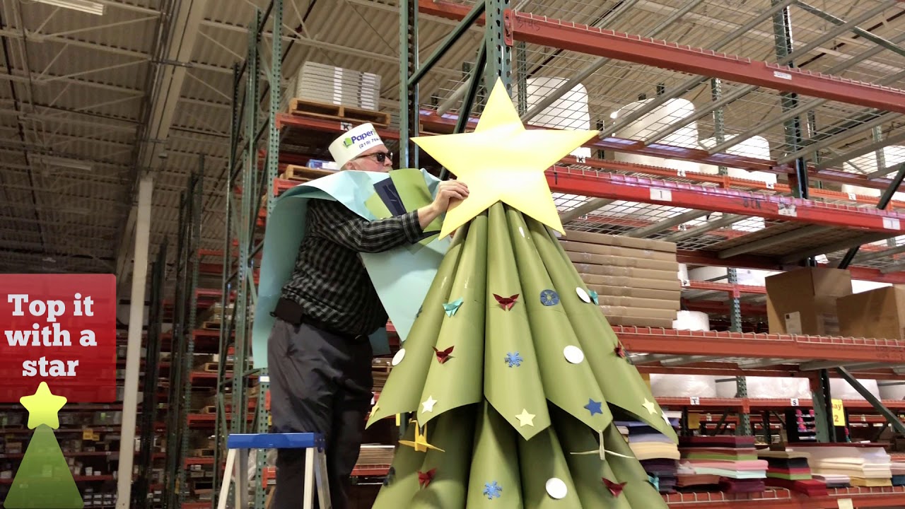 Build A Christmas Tree with Mr. PaperPapers