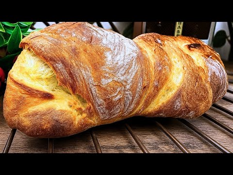 12-Hour Cold Ferment No-Knead Bread: Crispy Crust, Soft Inside — Ready While You Sleep