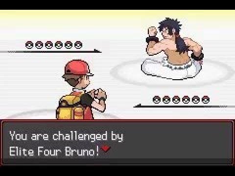 Pokemon Radical Red v3.1 (Hardcore Mode): Mono Dragon vs Bruno [Urshifu Team]