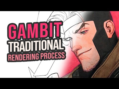 X-MEN - Gambit Commission | Full Render Process