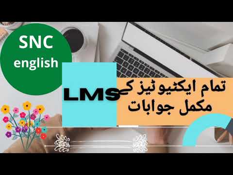SnC English answers/lms English/lms questions and answers/SnC English solution