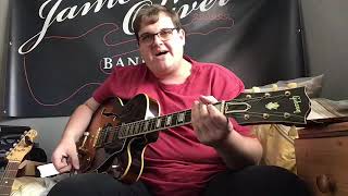 Video thumbnail for 1956 Gibson Es350T review and Guitar demo by James Oliver by James Oliver Guitar