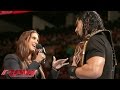 Roman Reigns Doesn T Back Down To The McMahon Family Raw January 4 2016