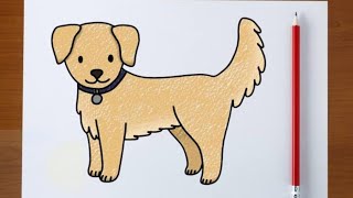 What's The BEST Way to Draw A Golden Retriever For Kids And Beginners NOW