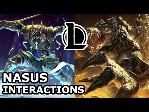 Nasus Interactions with Other Champions | WILL THEY BE BROTHERS AGAIN? | League of Legends Quotes