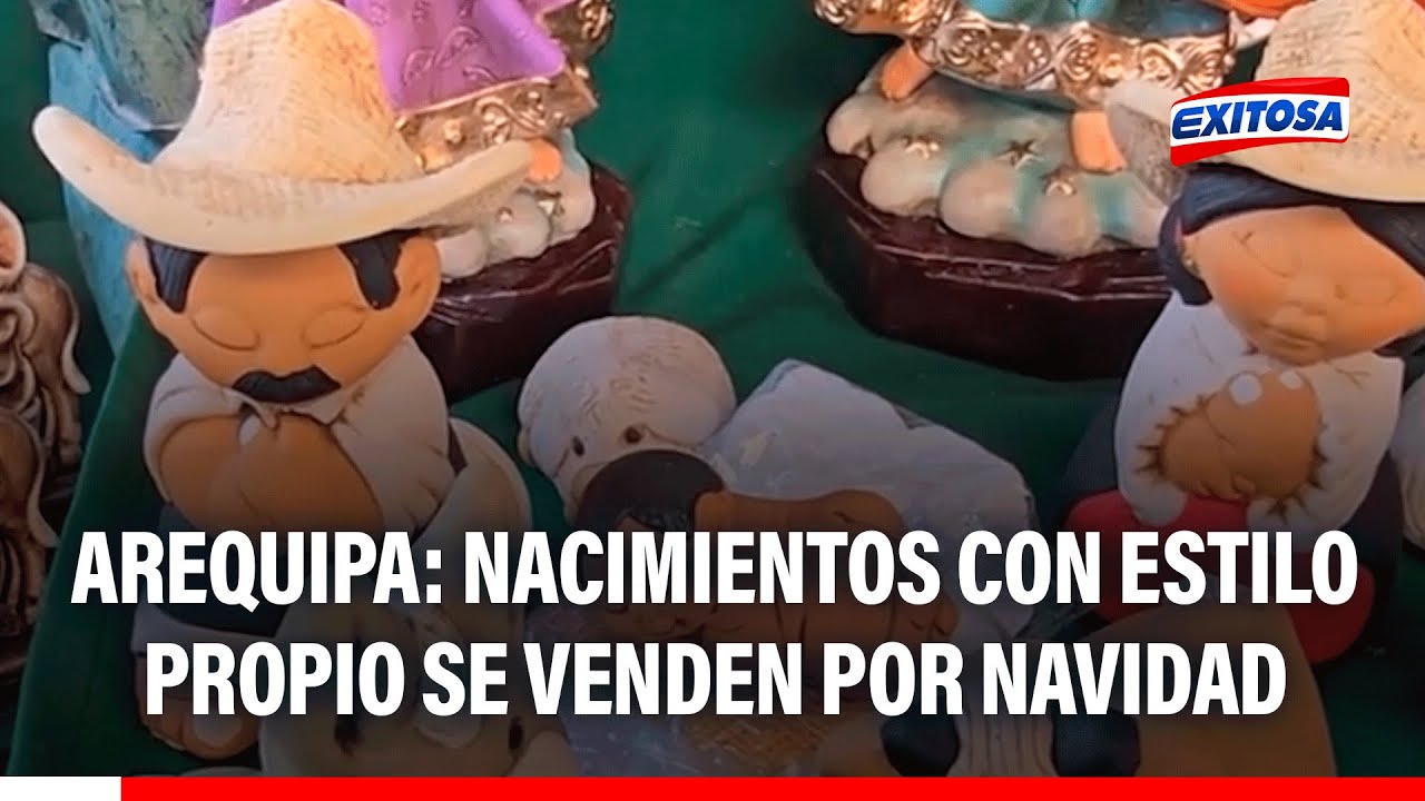 🔴🔵 Arequipa: Nacimientos con estilo propio se venden a días de la Navidad