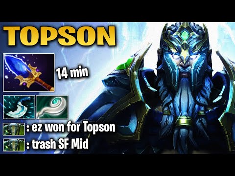 TOPSON -  Zeus Mid 7.24 Dota 2 Pro Gameplay