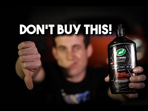 Why Turtle Wax 1 & Done compound is a waste of money!