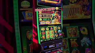 Dragon Train BIG WIN! #slot #casino #youtubeshorts #jackpot #slotmachine #gambling #vegas #bonus