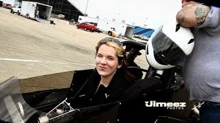 JACKIE BRAASCH DRAGSTER IN THE PITS AT RT66