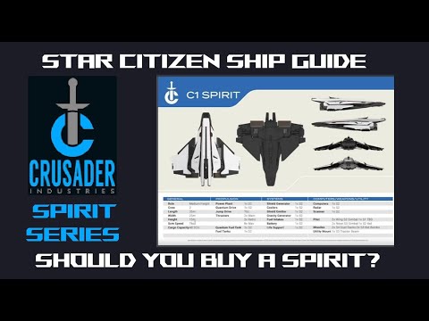 Should you buy a Crusader Spirit? Star Citizen Ship Guide