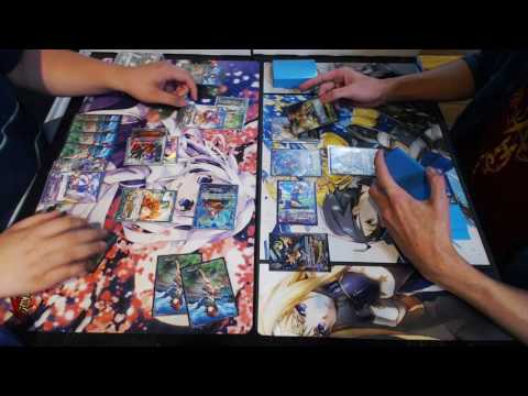 Fire Emblem Cipher - (Game 1) - Mia (Green/Purple) vs. Geoffrey (Green/Purple)