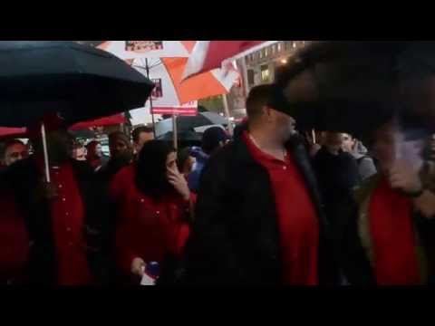 CWA 1101 Outside VZ store 34th & Broadway NYC