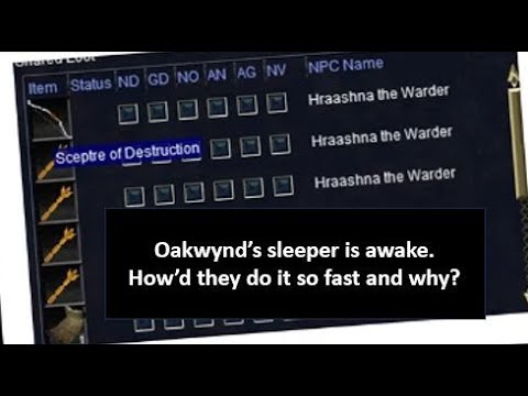 The sleeper is awake on Everquest’s Oakwynd server. How'd they do it so fast and why?