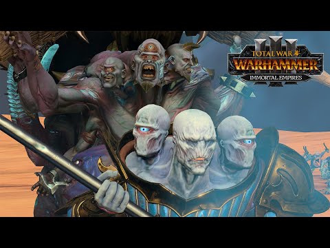 Ten Heroic Heads - Tzeentch vs Ogres // Total War: WARHAMMER 3
