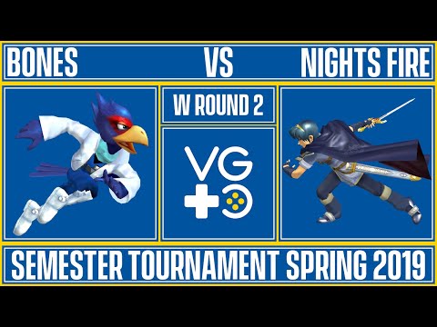 UD Semester Tournament Spring 2019 - Singles - Winners R2 - Bones (Falco) vs. Nights Fire (Marth)