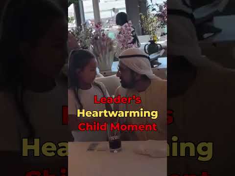 Leader Shares Emotional Gesture with Child | Humanity at Its Best