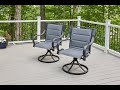 Crestone Dining Swivel Chairs Assembly Instructions