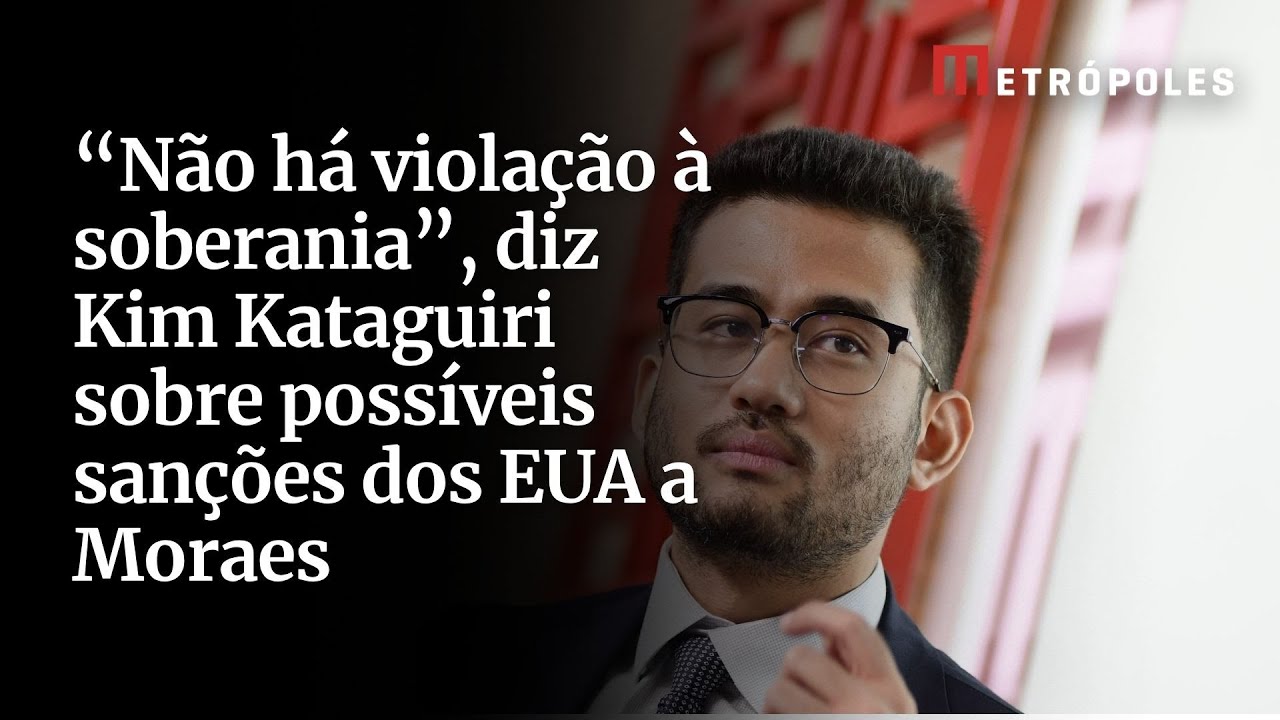 “Não há violação à soberania”, diz Kim Kataguiri sobre possíveis sanções dos EUA a Moraes