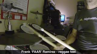 Reggae - Walking On The Moon (Instrumental) by The Police (Drum Cover)