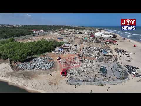 Laboma Beach demolition: Aerial footage captures aftermath