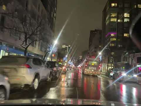 Montreal - AV Clarke - Boul Dorchester O - Av Atwater - Rue Ste-Catherine O - Rue Chomedey