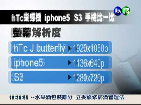 搶在iPhone5前! hTC蝴蝶機強攻