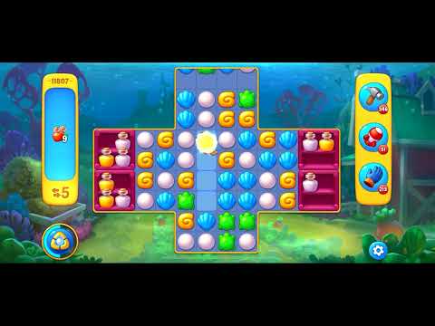 Fishdom level 11807 no boosters フィッシュダム ノーマル