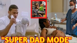 NELLY STEPS UP ON FULL DADDY DUTIES AS HIS WIFE ASHANTI NEARS DUE DATE. A FATHER IN ACTION.see more🥰