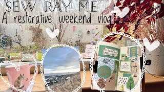 Sew Ray Me ~ a restorative weekend vlog 🥰 ~ whale watching, journaling, and down time 🩵