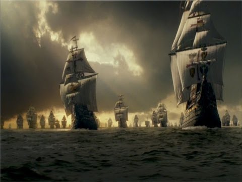 English battle victories over the Spanish: 'Armada' war (1585 -1604)