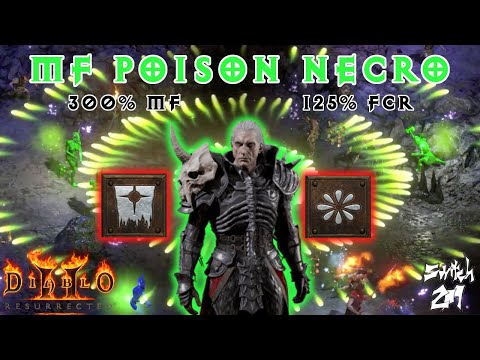 Endgame Magic Find Poison Necro: Best Pit Runner? Build Guide/Showcase - Diablo 2 Resurrected