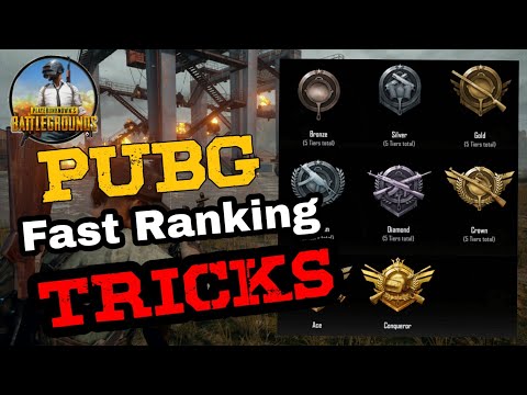How to rank up fast in pubg mobile | Pubg point Boost tricks | Pubg mobile fast ranking tricks Video