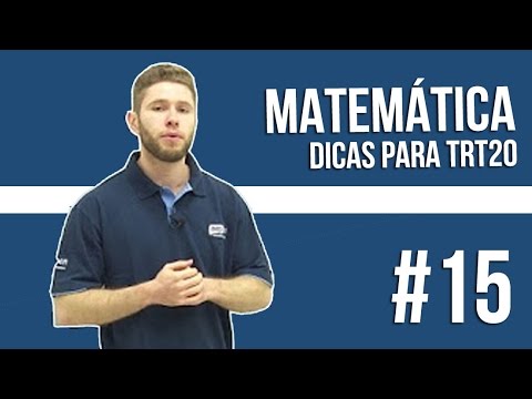 Matemática - Associações Lógicas - Dicas TRT20 #15 - AEP