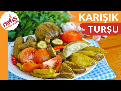 Ağız Sulandıran Kıtır Kıtır KARIŞIK TURŞU TARİFİ